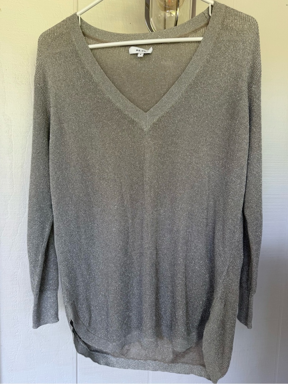 REISS Metallic knit - Small